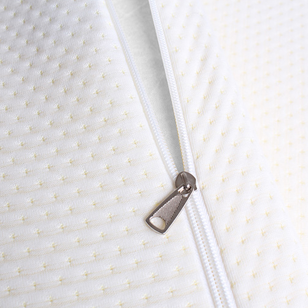 DreamZ 7cm Memory Foam Bed Mattress Topper Polyester Underlay Cover King Single