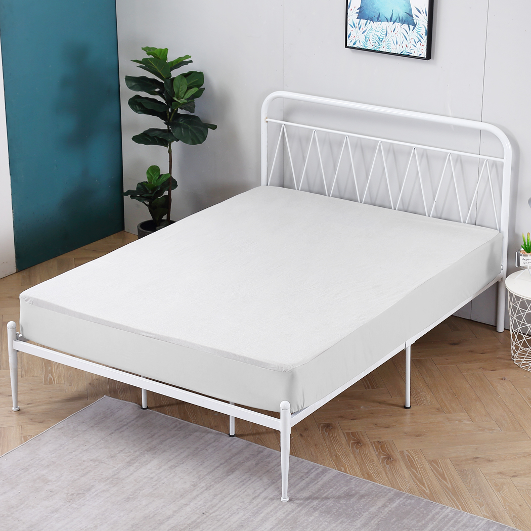 DreamZ Fully Fitted Waterproof Bamboo Fibre Mattress Protector Cover King