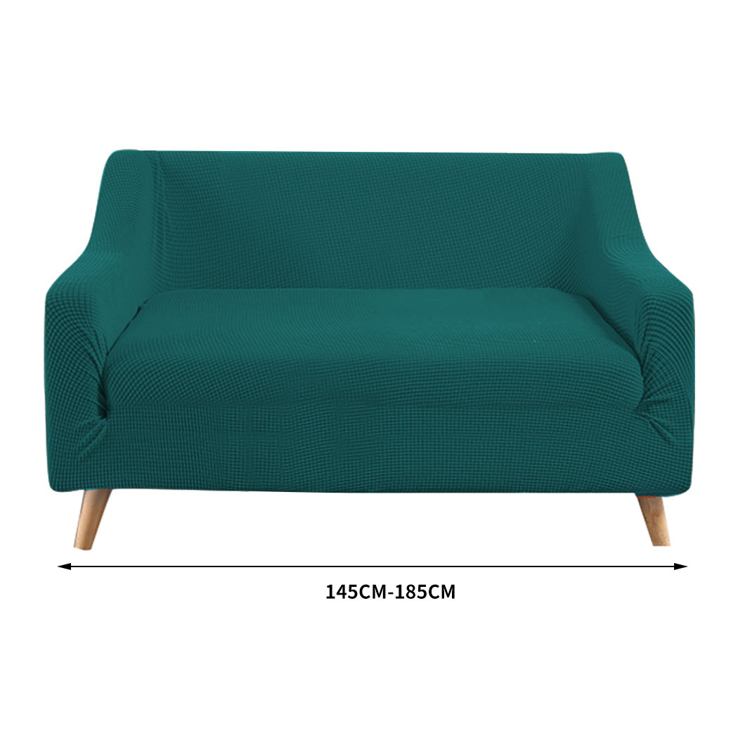 Couch Stretch Sofa Lounge Cover Protector Slipcover 2 Seater Green