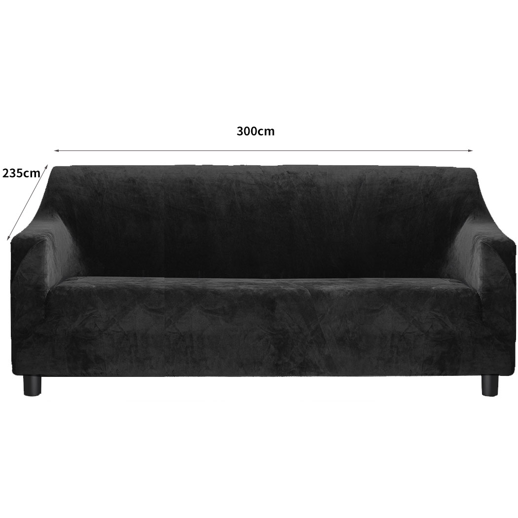 Marlow Sofa Cover 1 2 3 4 Seater Couch Covers Velvet Slipcover Loungue Protector - Picture 49 of 59