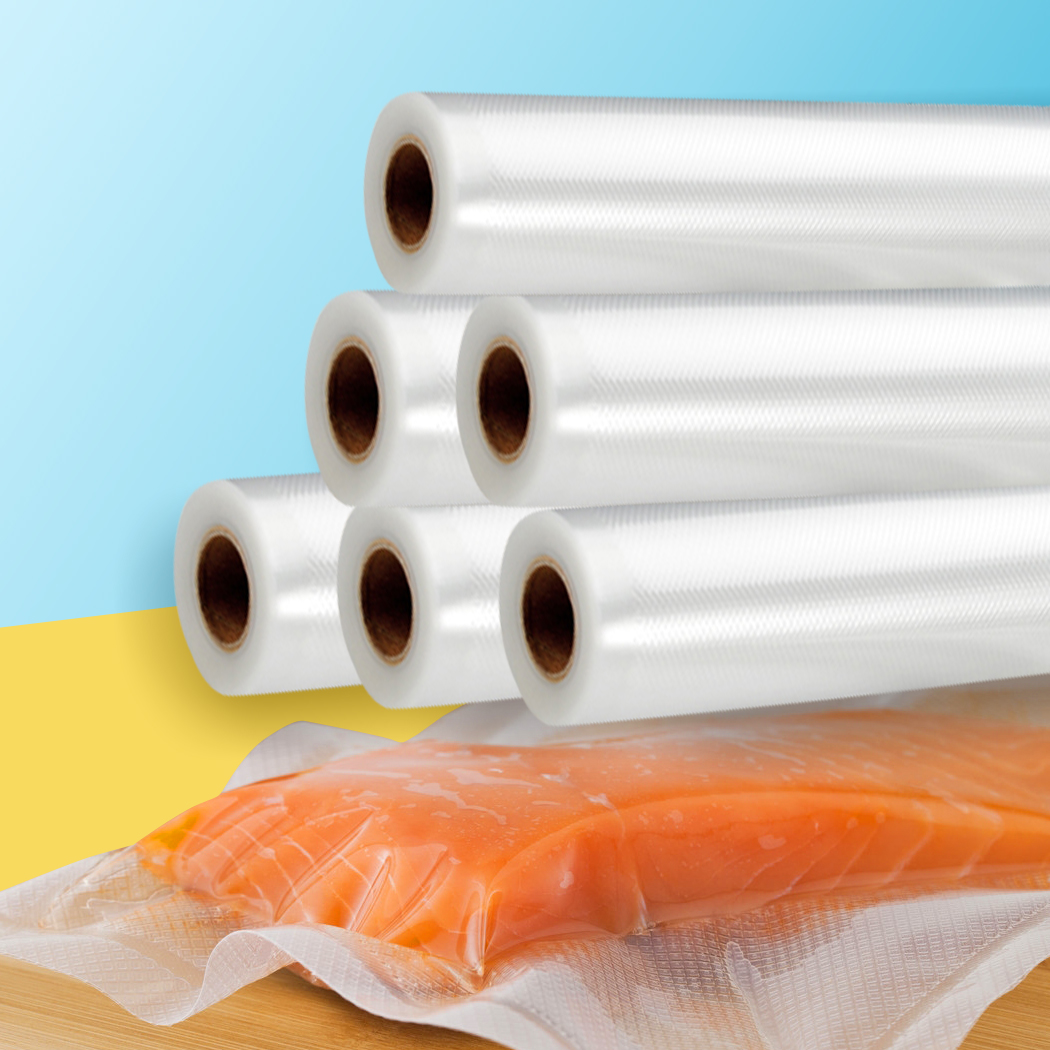 TOQUE  10x Vacuum Food Sealer Rolls Storage Saver Commercial Seal Bags Heat