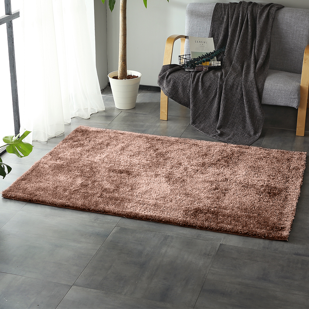 Floor Rug Mat Shaggy Rugs Area Carpet Living Room Bedroom Coffee 150x80cm