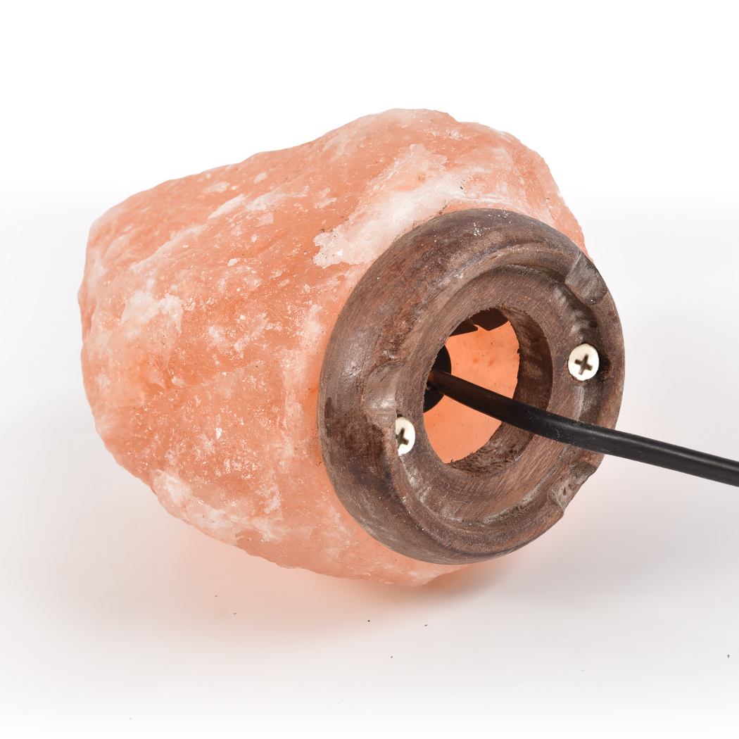 5-7 kg Himalayan Salt Lamp Rock Crystal Natural Light Dimmer Switch Cord Globes