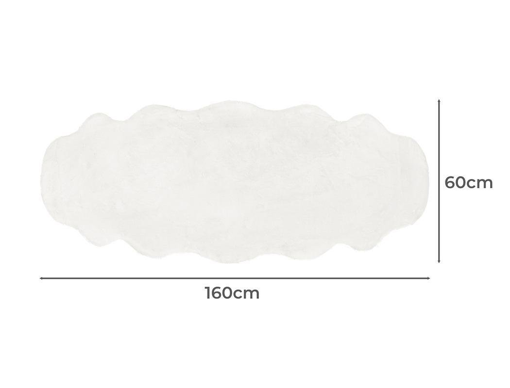 Marlow Floor Rug Area Rugs Shaggy Fluffy Faux Rabbit Fur Sofa Couch 20MM Pile - Picture 34 of 60