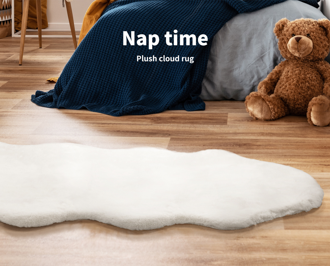 Marlow Floor Rug Area Rugs Shaggy Fluffy Faux Rabbit Fur Sofa Couch 20MM Pile - Picture 50 of 60