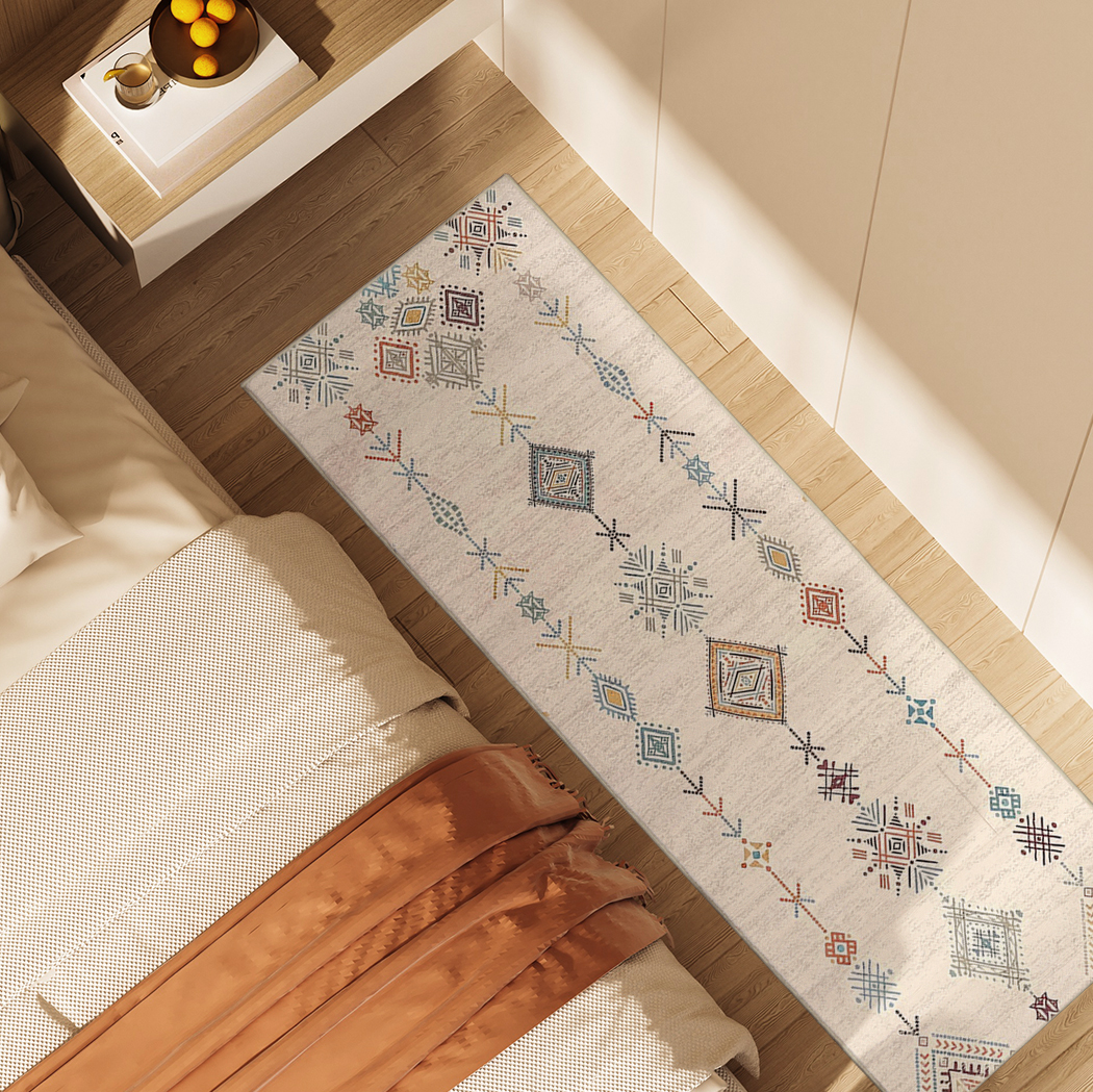 Marlow Floor Rug Hallway Runner Washable Soft Plush Carpet Non Slip 180X60cm - Picture 21 of 51