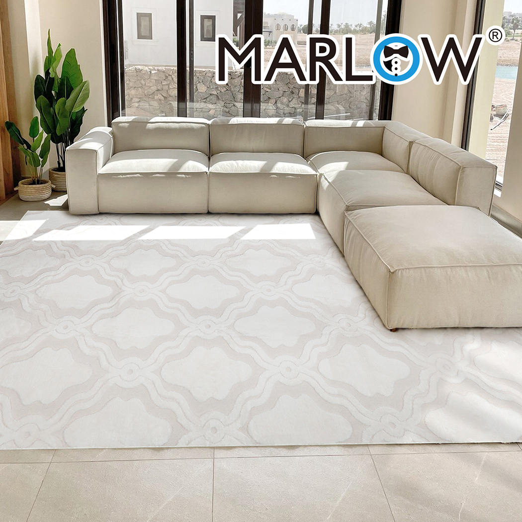 Marlow Floor Rugs Area Rug Fluffy Faux Rabbit Fur Soft Shaggy Carpet Short Pile - Picture 35 of 36
