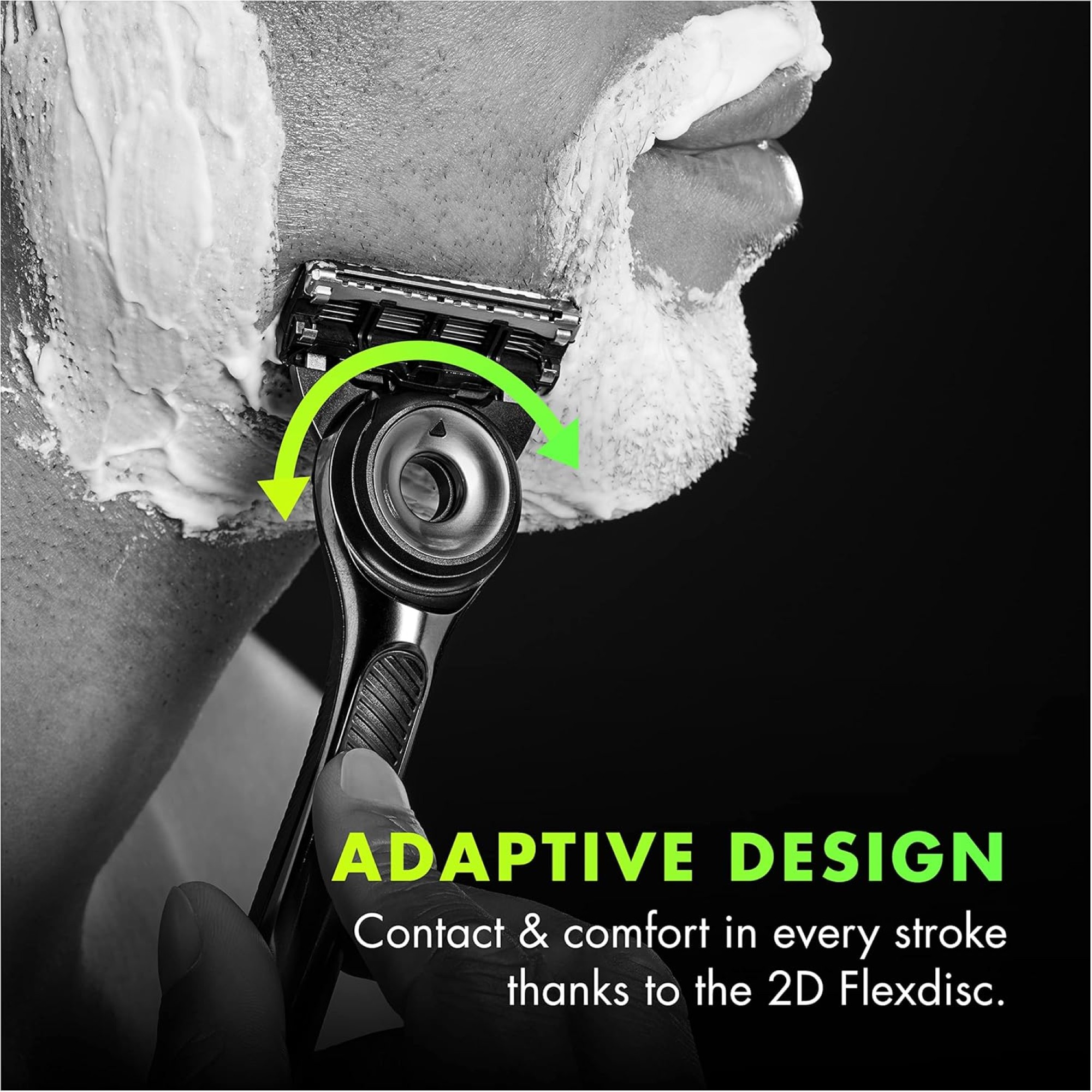 Gillette Labs Razor Handle +2 Cartridges & Magnetic Stand detail
