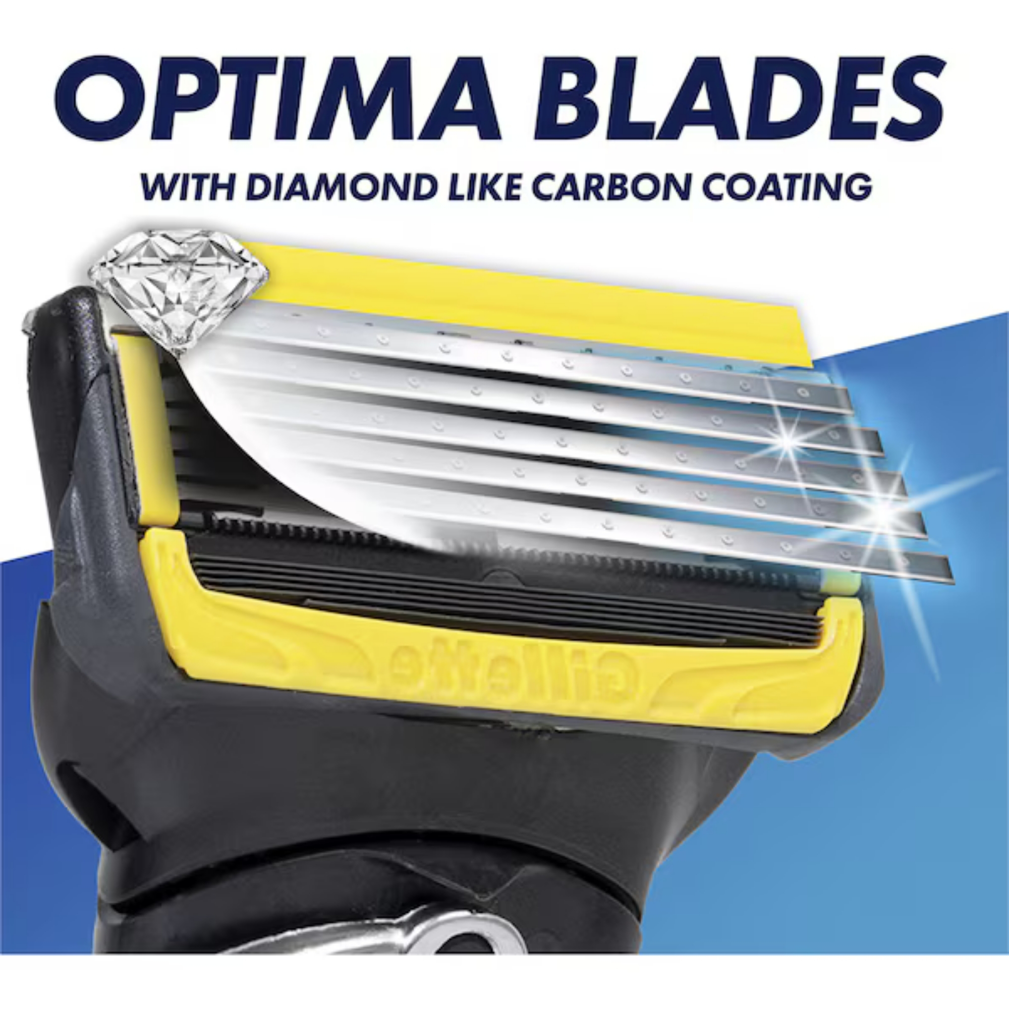 Gillette Pro Shield 5 Handle +2 Cartridges detail