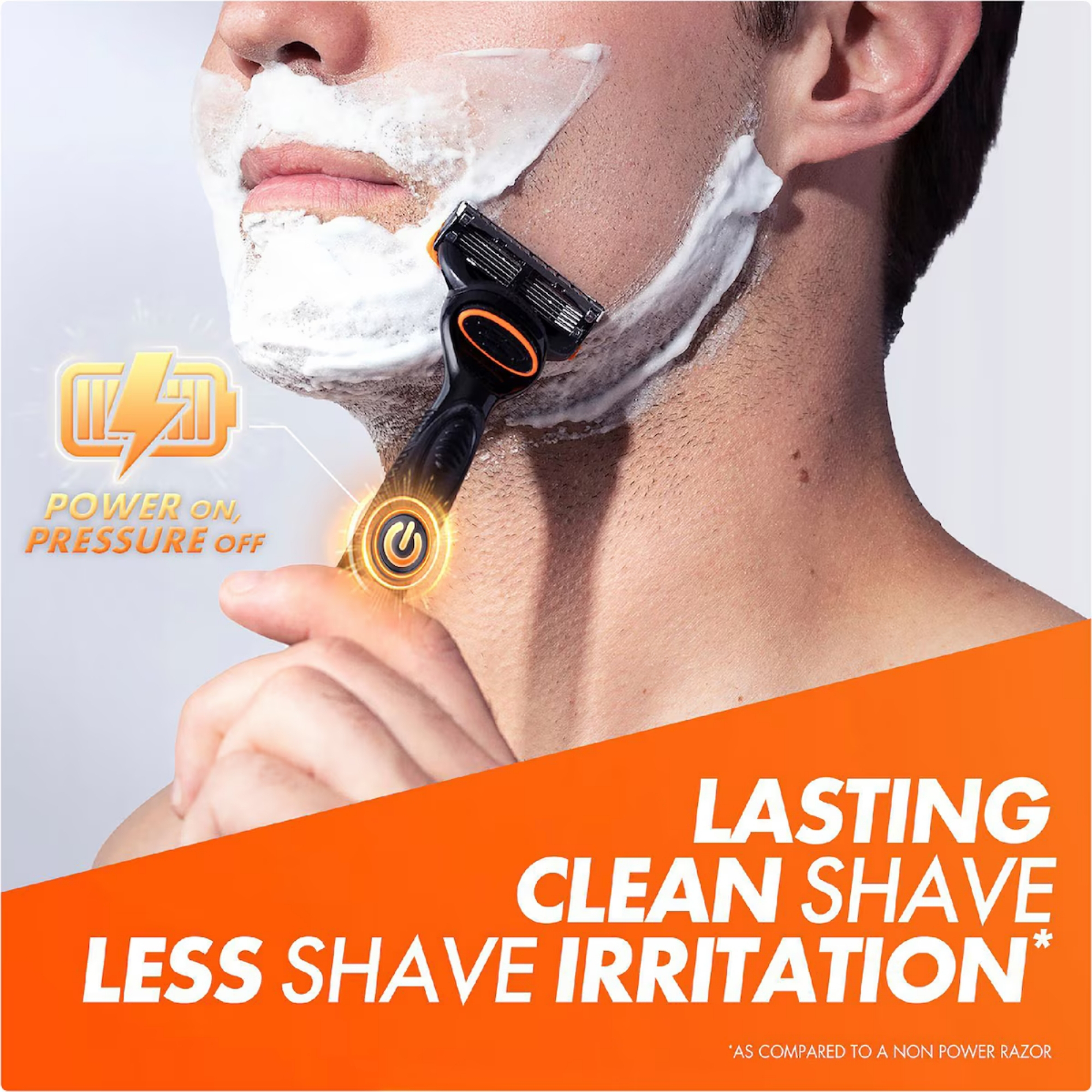 Gillette Fusion 5 Sensitive Power Handle +2 Cartridges detail