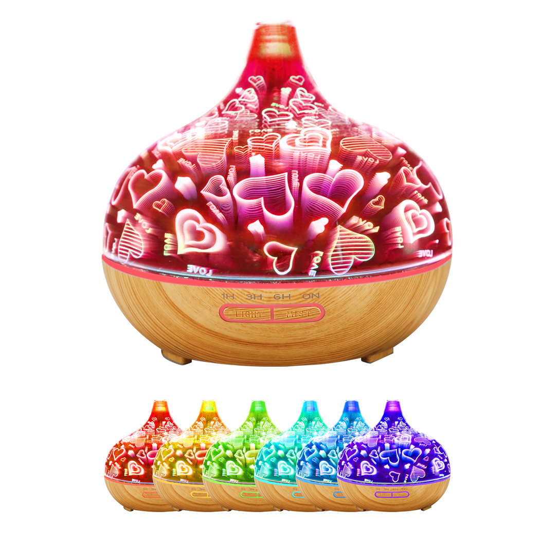 Aromatherapy Diffuser 3D Aroma Essential Oils Ultrasonic Air Humidifier Purifier - Picture 36 of 36