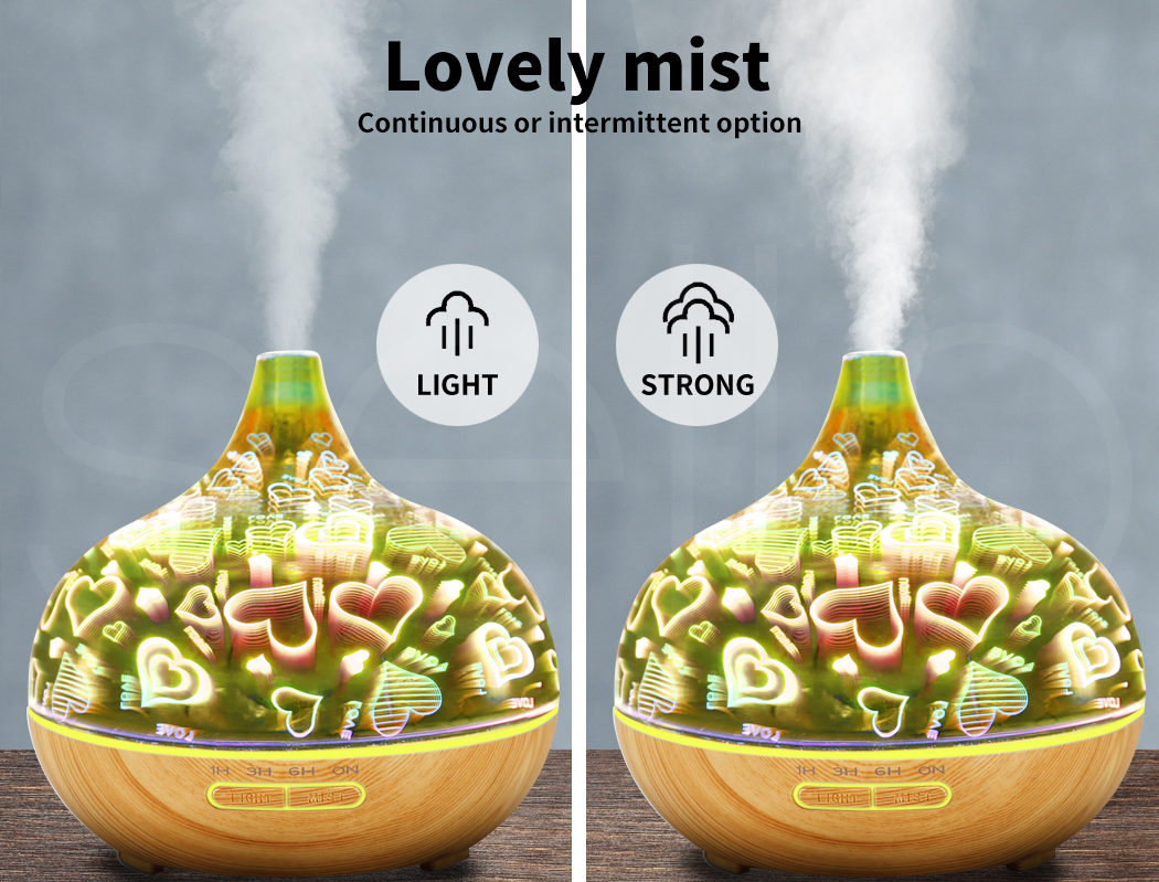 Aromatherapy Diffuser 3D Aroma Essential Oils Ultrasonic Air Humidifier Purifier - Picture 28 of 36