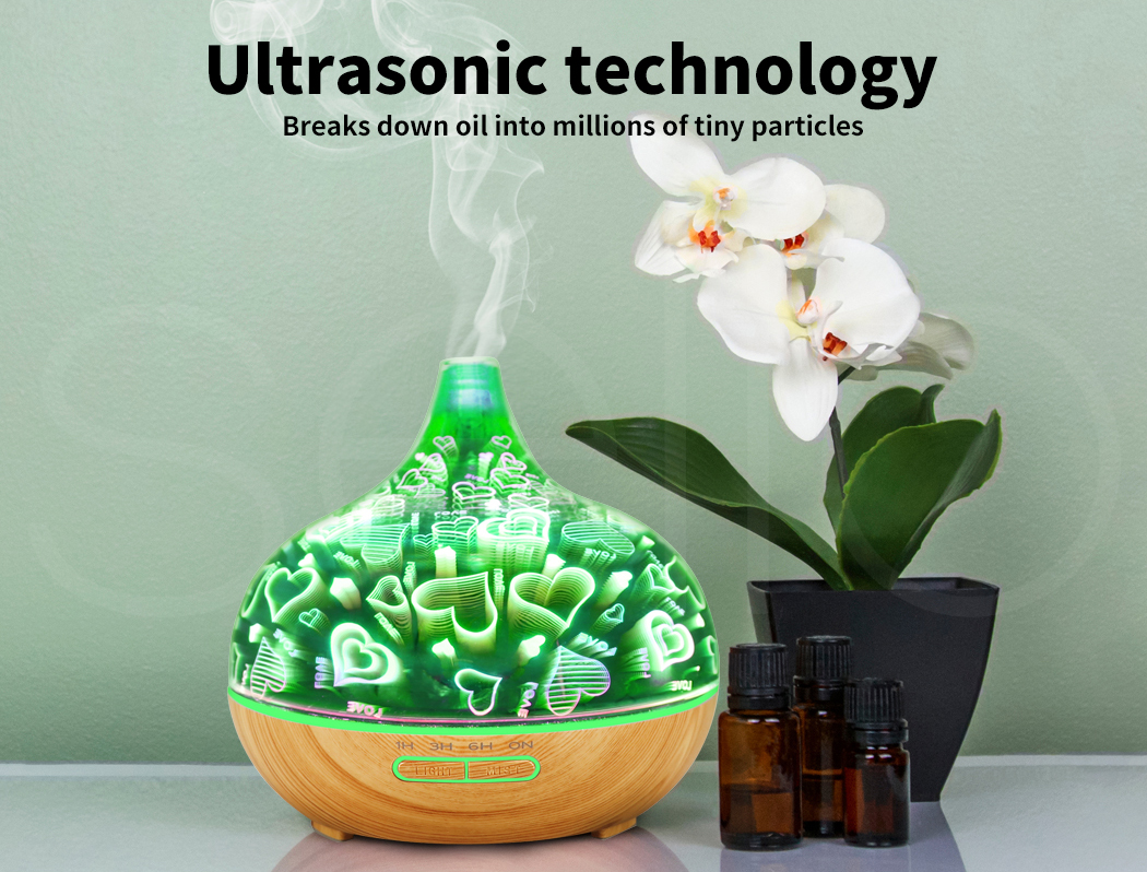 Aromatherapy Diffuser 3D Aroma Essential Oils Ultrasonic Air Humidifier Purifier - Picture 30 of 36