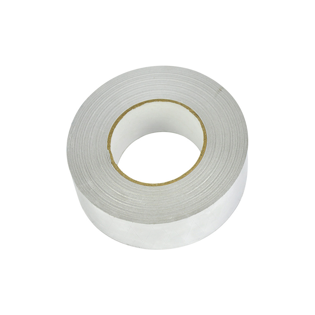 50MX50MMX5 Pack Aluminium Foil Tape Reinforced adhesive sealing Duct Silver