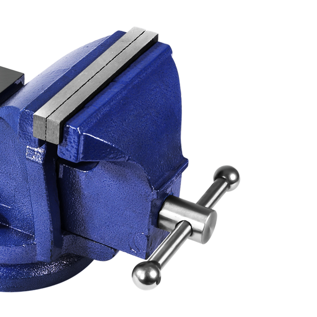 Traderight 6" Bench Vice Clamp Workbench Vise Anvil Swivel Base Jaw Grip 150mm
