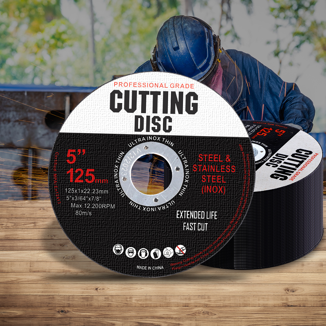 Traderight Cutting Discs 125mm Grinder Disc Steel Flap Cut Off Wheel Thin 50PCS