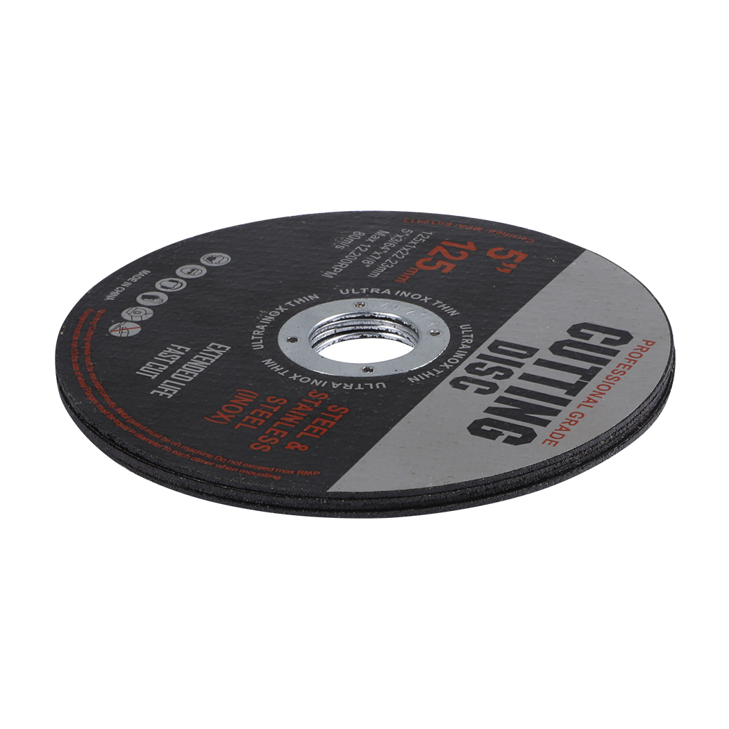 Traderight Cutting Discs 125mm Grinder Steel Flap Cut Off Wheel Thin 500PCS