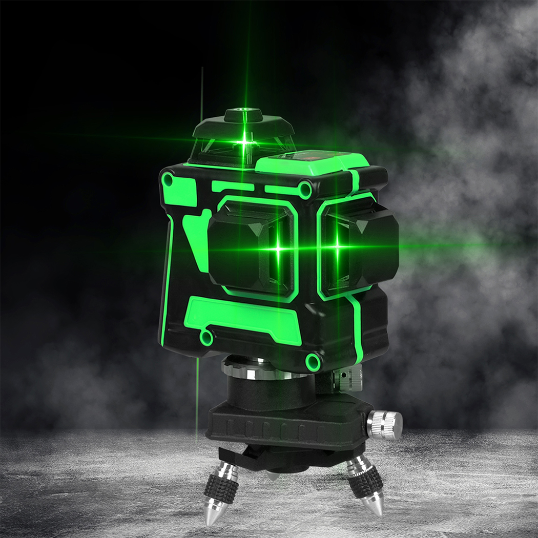 Laser Level Green Self Leveling Tripod 12 Line 360° Rotary Cross Measure Tool - Picture 12 of 83