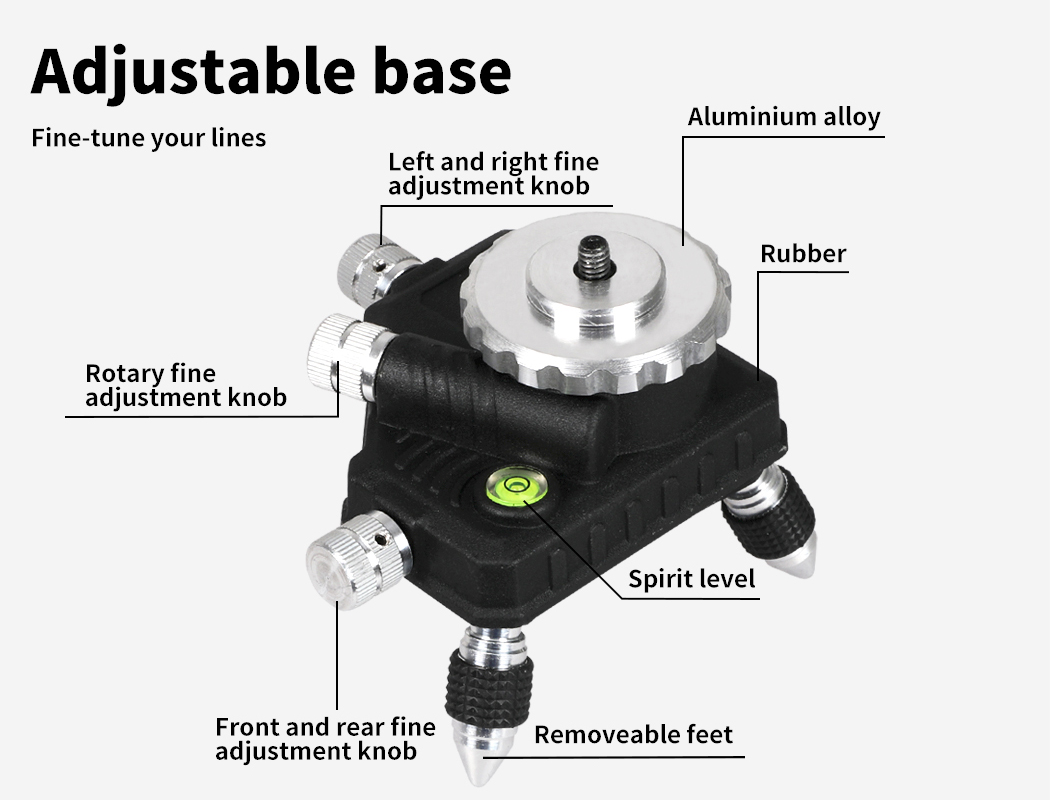 Laser Level Green Self Leveling Tripod 12 Line 360° Rotary Cross Measure Tool - Picture 23 of 83