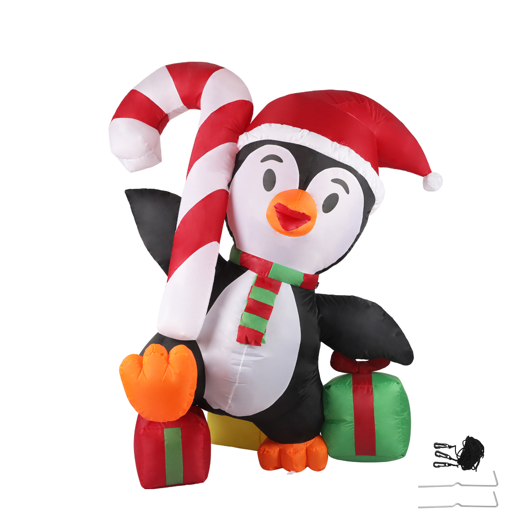 Santaco Christmas Inflatables Xmas Decorations Outdoor Santa Tree Snowman Lights - Picture 112 of 112