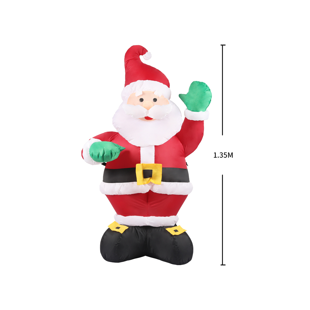 Santaco Christmas Inflatables Xmas Decorations Outdoor Santa Tree Snowman Lights - Picture 101 of 121