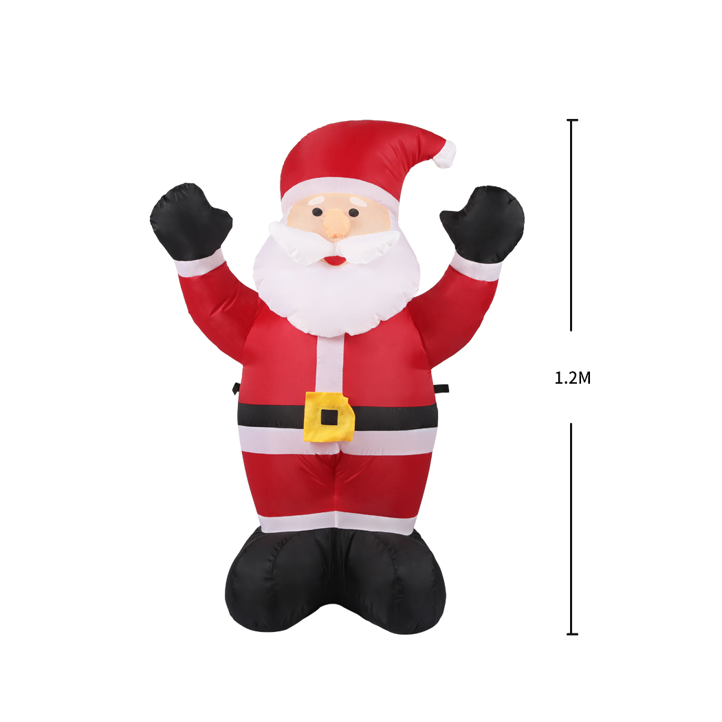Santaco Christmas Inflatables Xmas Decorations Outdoor Santa Tree Snowman Lights - Picture 13 of 121