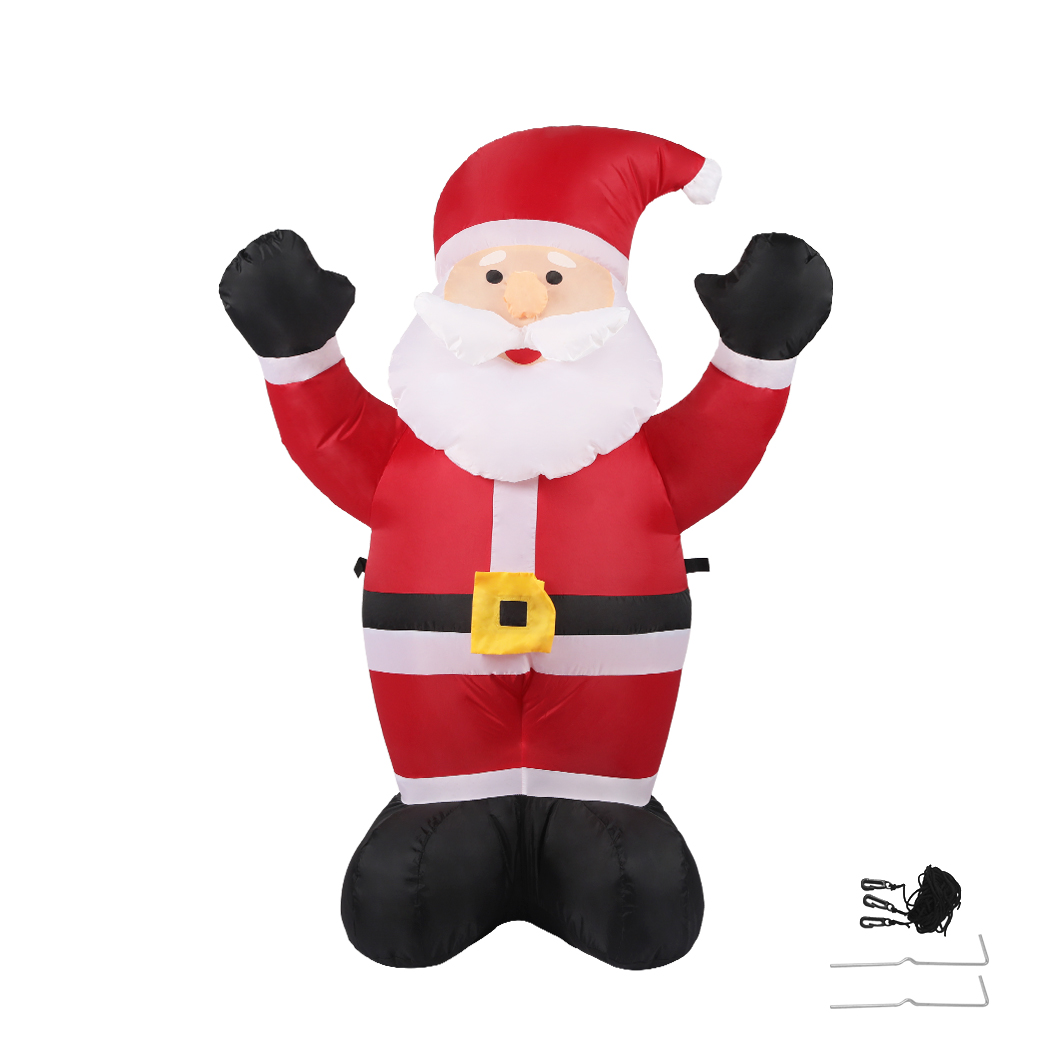 Santaco Christmas Inflatables Xmas Decorations Outdoor Santa Tree Snowman Lights - Picture 22 of 112