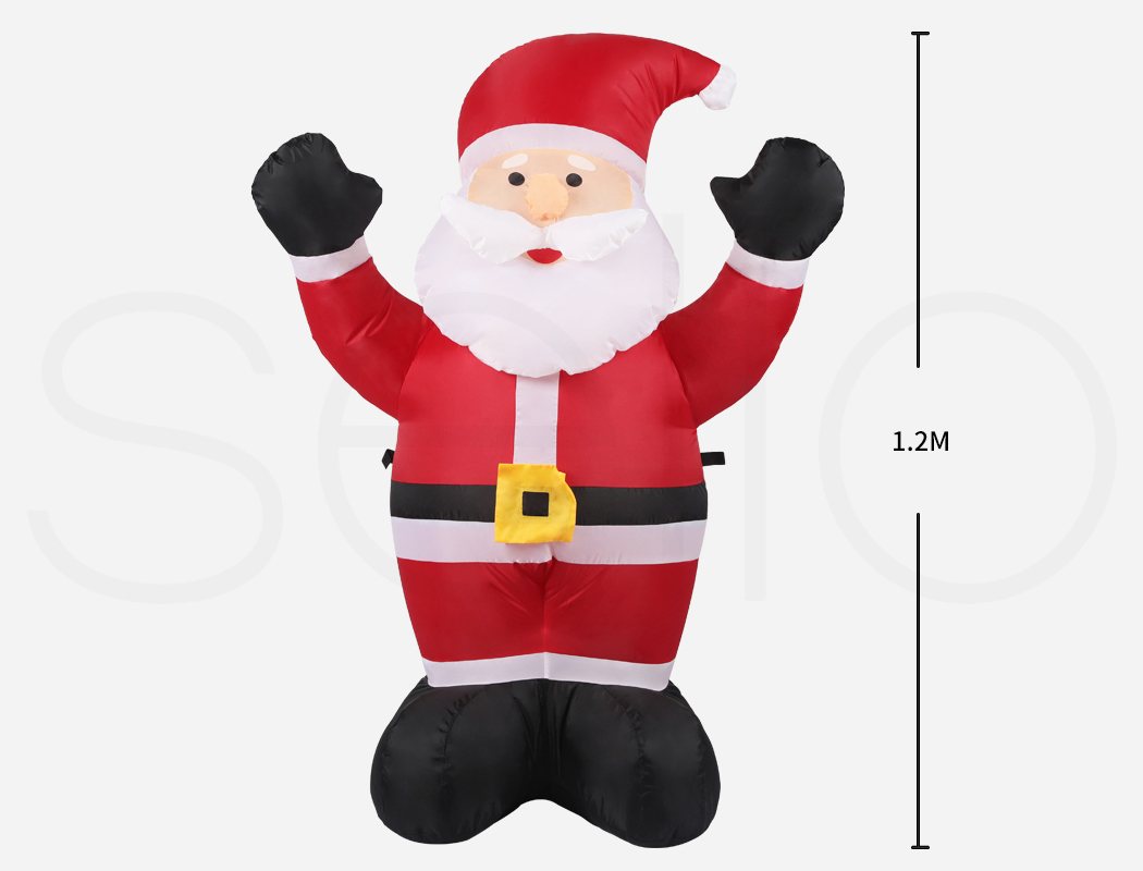 Santaco Christmas Inflatables Xmas Decorations Outdoor Santa Tree Snowman Lights - Picture 21 of 121