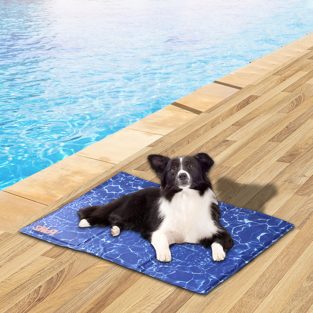 PaWz Pet Cooling Mat Gel Mats Bed Cool Pad Puppy Cat Non-Toxic Beds Summer L