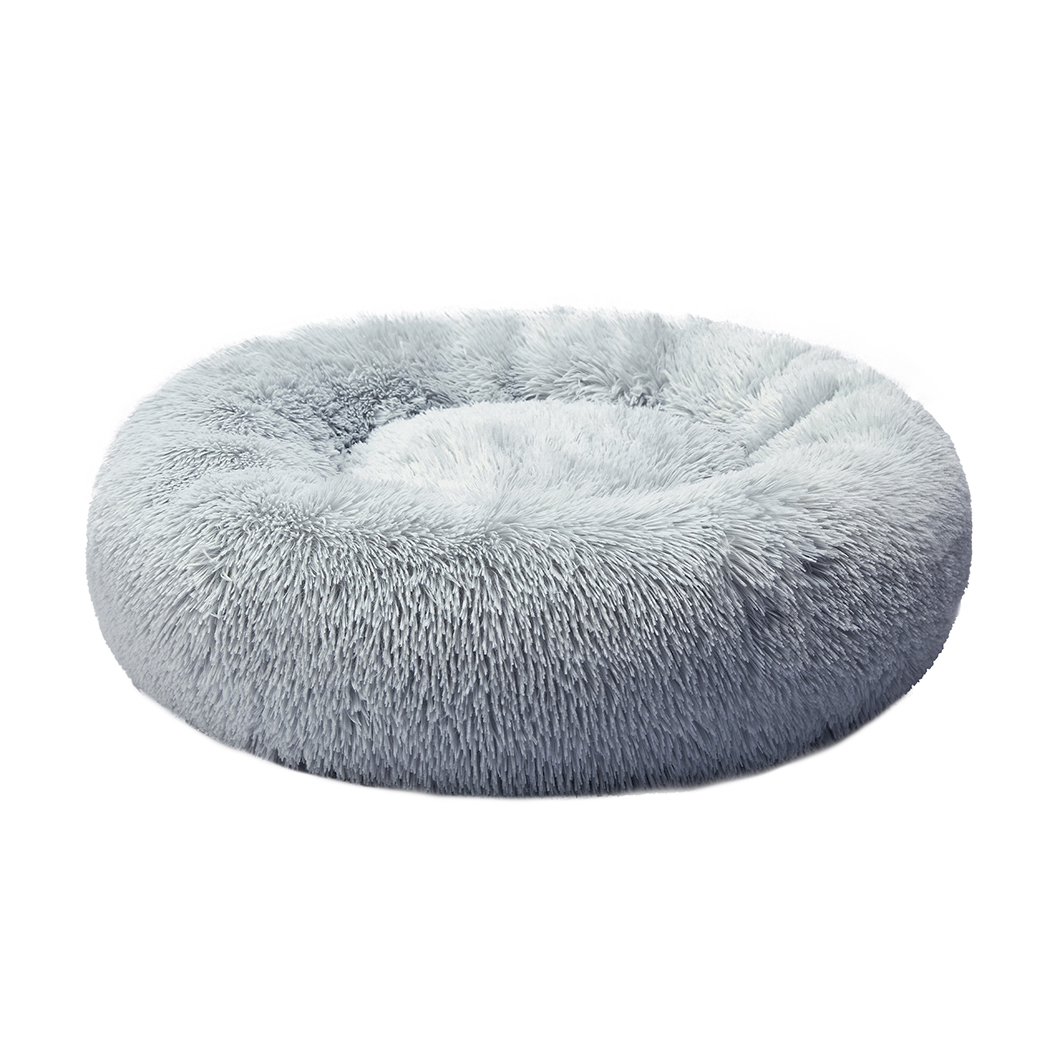 TopSellers-Pet Bed Light Grey - Small Plush Comfort for Anxiety Relief