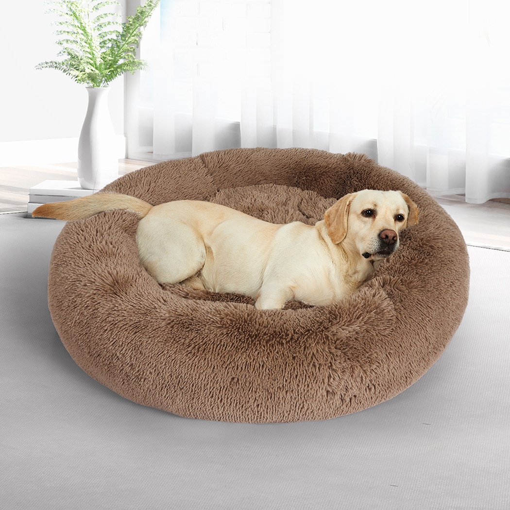PaWz Pet Bed Mattress Dog Beds Bedding Cat Pad Mat Cushion Winter XL Brown