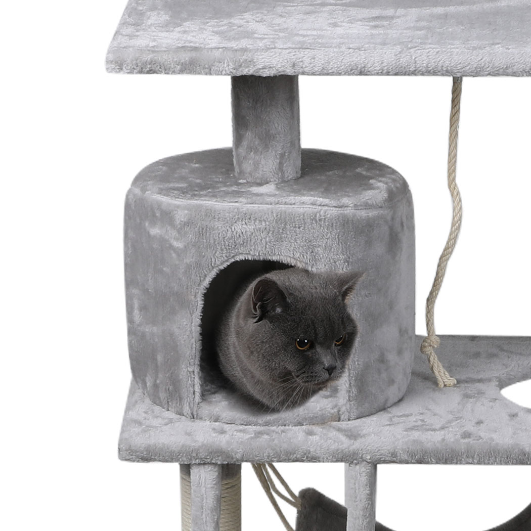 Cat Tree Scratching Post Gym House Condo Furniture Scratcher Tower 160cm Grey
