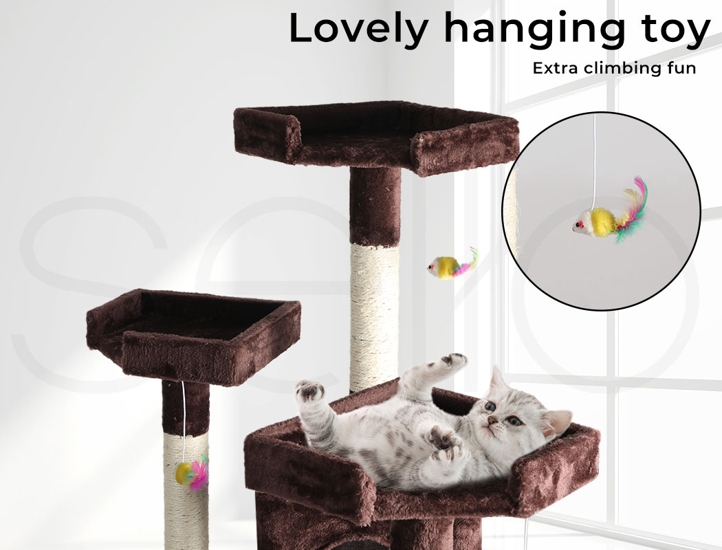 Pawz Cat Tree Scratching Post Scratcher Tower Condo House Furniture Ceiling High - Picture 75 of 195
