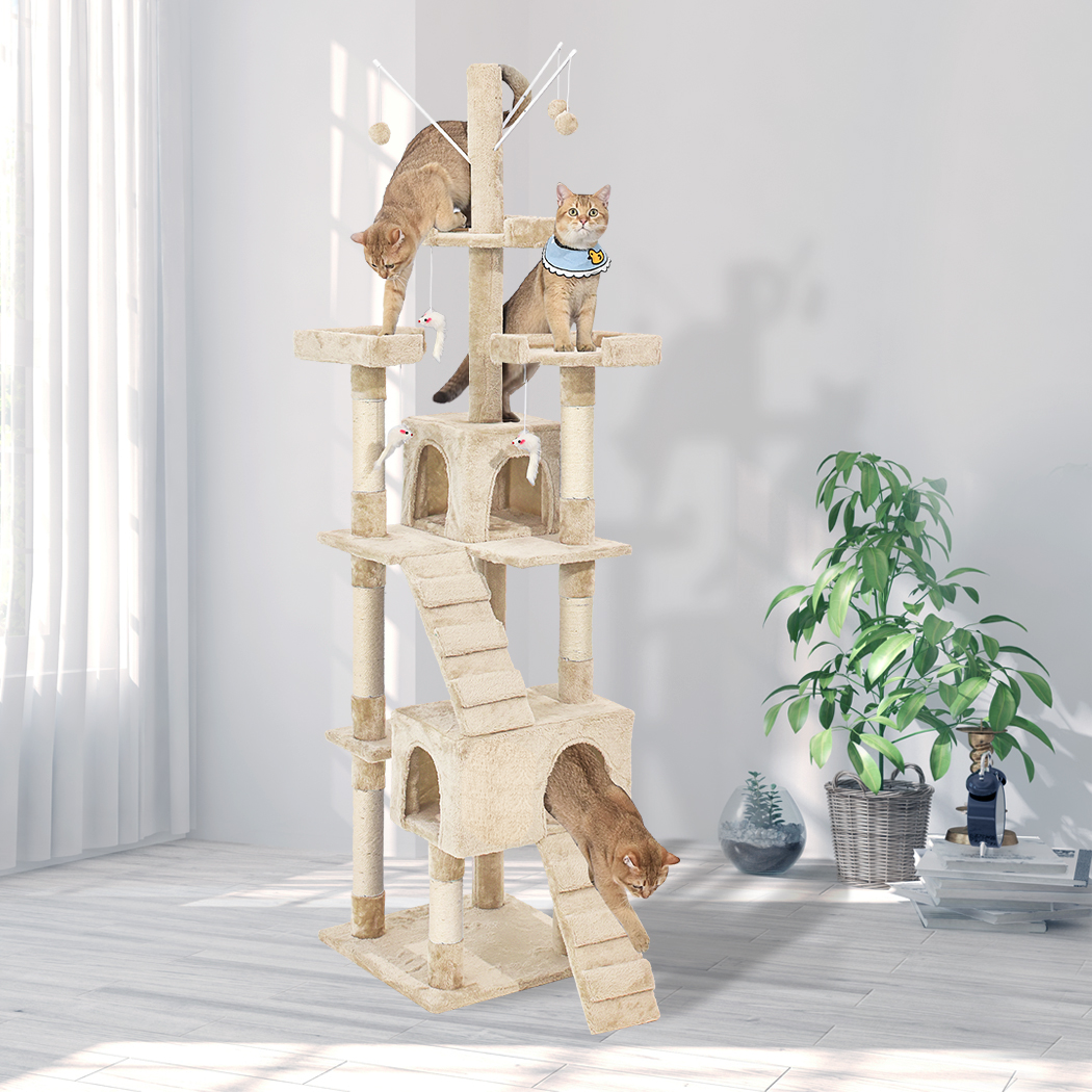 Pawz Cat Tree Scratching Post Scratcher Tower Condo House Furniture Ceiling High - Picture 95 of 195