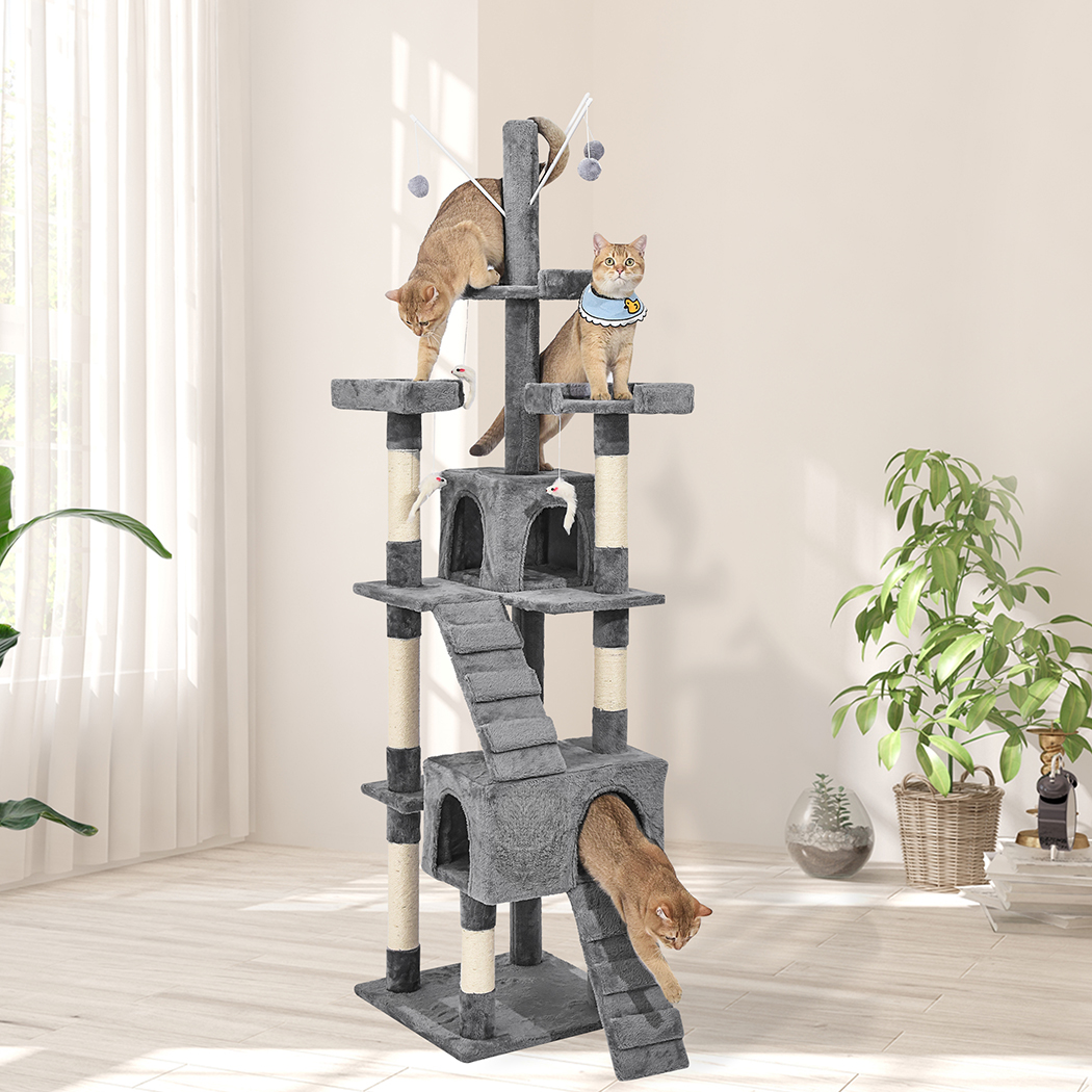 Pawz Cat Tree Scratching Post Scratcher Tower Condo House Furniture Ceiling High - Picture 107 of 195