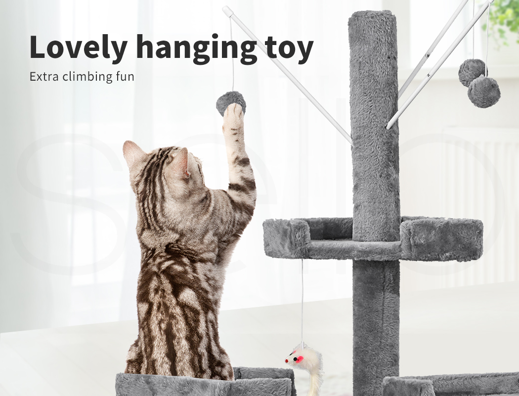 Pawz Cat Tree Scratching Post Scratcher Tower Condo House Furniture Ceiling High - Picture 111 of 195