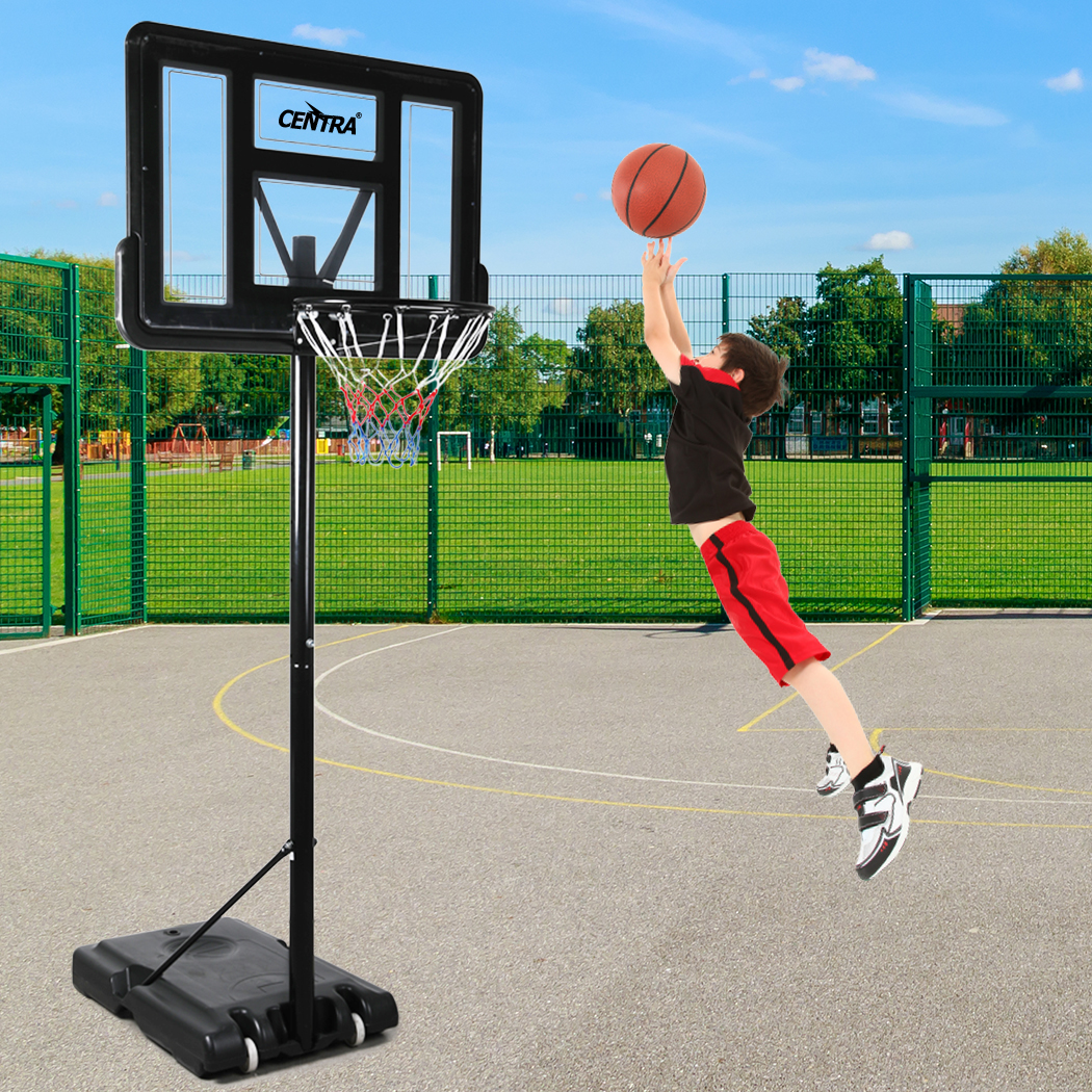 Centra Basketball Hoop Stand Portable 3.05M Height Adjustable Net Ring Backboard