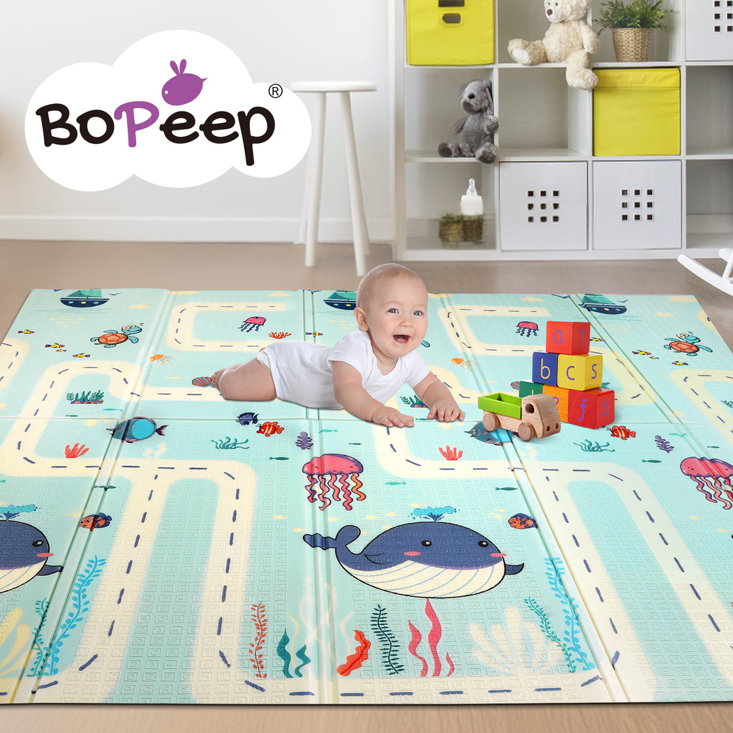 Bopeep Kids Play Mat Baby Crawling Pad Floor Foldable XPE Foam Non-slip 1.8x2m - Picture 21 of 53