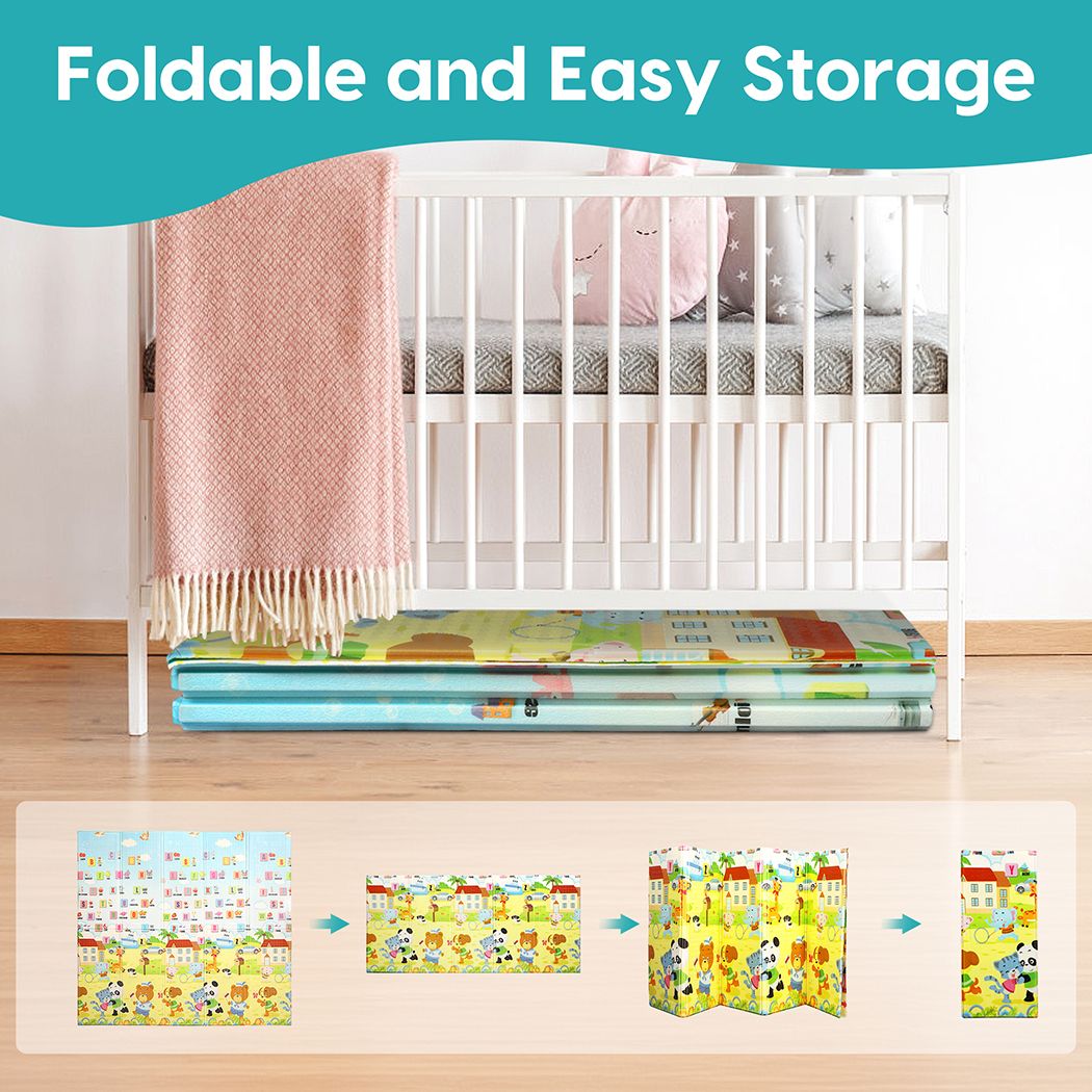 Bopeep Kids Play Mat Baby Crawling Pad Floor Foldable XPE Foam Non-slip 1.8x2m - Picture 45 of 53