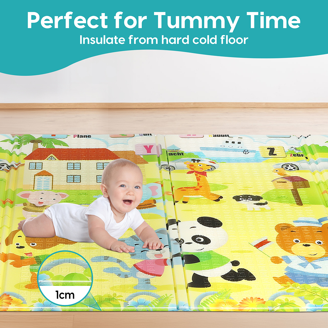 Bopeep Kids Play Mat Baby Crawling Pad Floor Foldable XPE Foam Non-slip 1.8x2m - Picture 46 of 53
