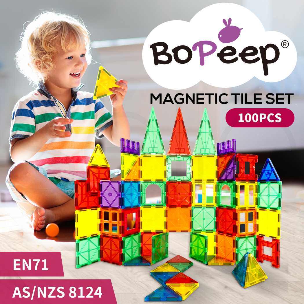 Bopeep Kids Magnetic Tiles Blocks Building Educational Toys Children Gift Play - Picture 10 of 32