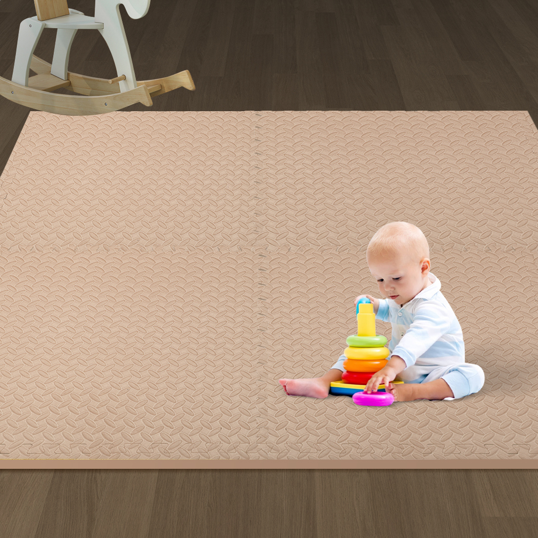Bopeep Kids Play Mat EVA Foam Kid Crawling 12mm 4PCS Interlocking Carpet 60x60 - Picture 12 of 143