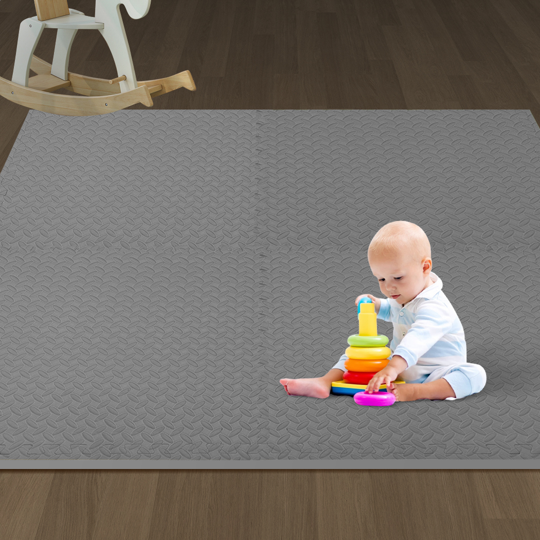 Bopeep Kids Play Mat EVA Foam Kid Crawling 12mm 4PCS Interlocking Carpet 60x60 - Picture 67 of 143