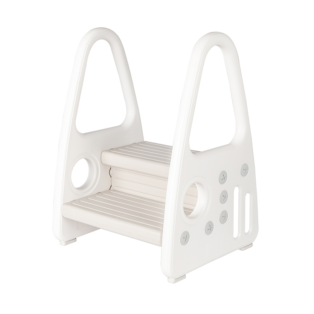 TopSellers-Kids Step Stool - Lightweight Double Step  Nonslip & Easy Clean