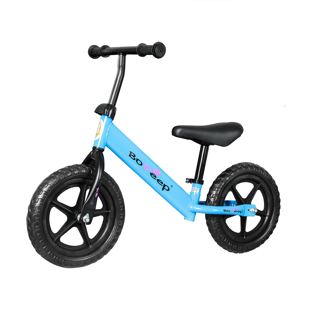 TopSellers-Kids Balance Bike Blue - Adjustable Lightweight Fun Ride On Toy