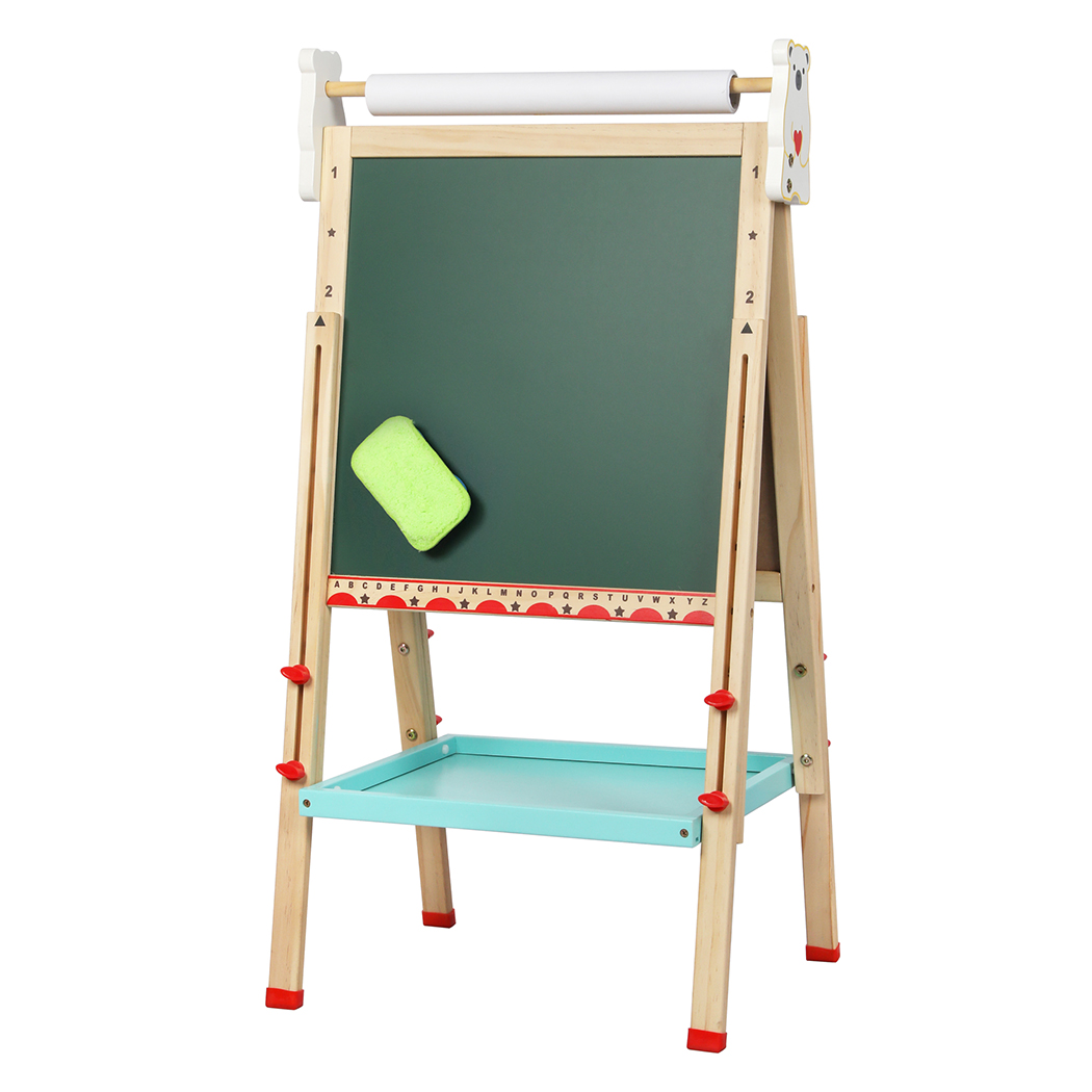 TopSellers-Kids Easel Drawing Board - Adjustable Magnetic Chalkboard Art