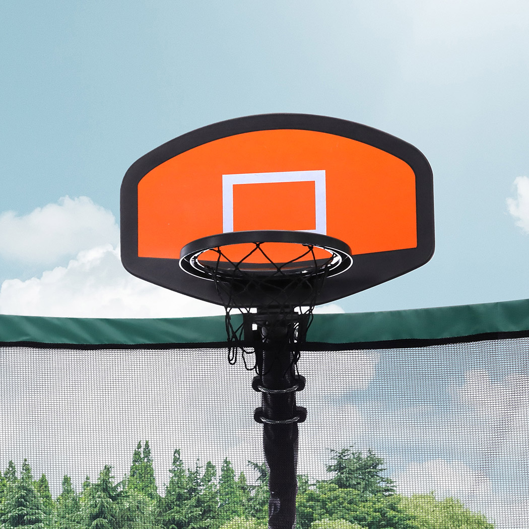 Centra Trampoline Round Trampolines Basketball Safety Net Pad Mat 4.5/8/10/12FT - Picture 48 of 58