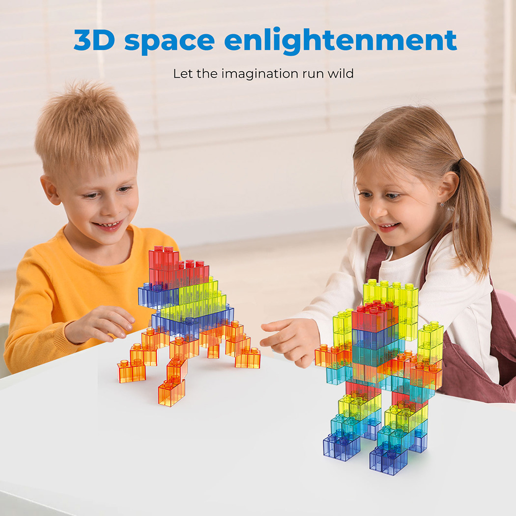 Kids Magnetic Tiles Blocks Railcar Building Marble Run Educational Toys STEM - Picture 17 of 47