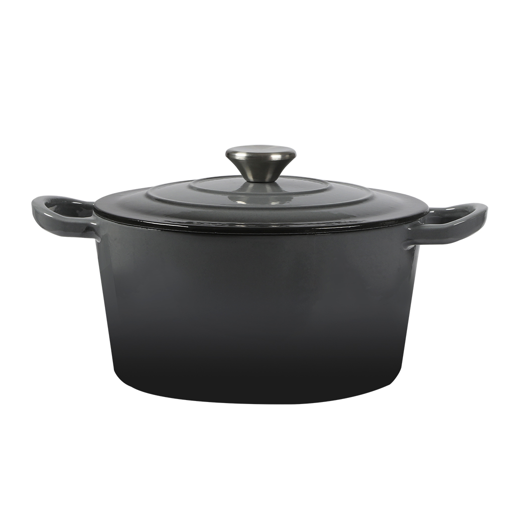 TopSellers-Enamel Dutch Oven Pot - 4L Heavy Duty Non Stick Kitchenware