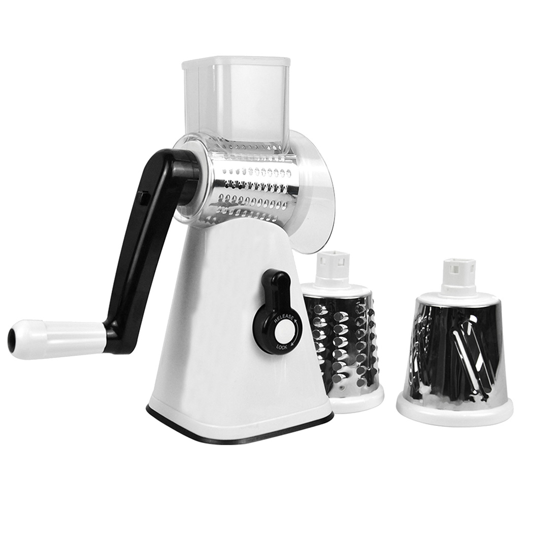 Kitchen Multifunction Vegetable Food Manual Rotary Grater Chopper Slicer Cutter